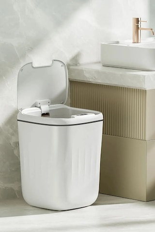 Baysa Sensörlü Çöp Kovası Mutfak Banyo Ofis 20l Uv Işıklı Kova
