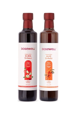 Dosewell Katkısız Elma Ve Alıç Sirkesi Paketi Doğal Fermantasyon 2x500 Ml Dosewell Katkısız Elma Ve Alıç Sirkesi Paketi Doğal Fermantasyon 2x500 Ml