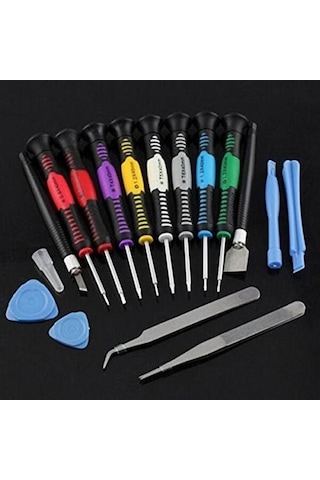 16 In 1 Cep Telefonu Tamir Araçları Tornavida Seti Kit Kiti Ipad4 İphone Için 9041
