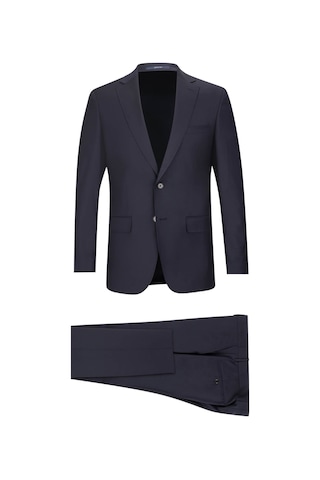 Hatemoğlu Lacivert Slim Fit Mono Yaka Klasik Takım Elbise 2958726 Lacivert