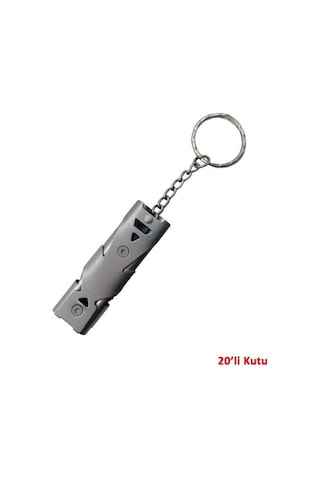 Sterling 6 Cm Düdük 20 Adet Gri