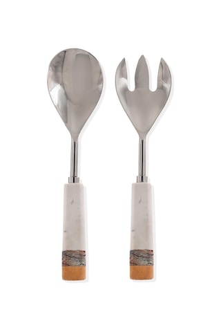 The Mia Snm0269 Mermer Salata Servisi 2 Li Set