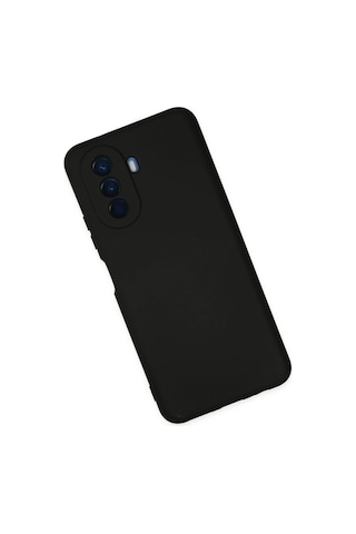 Uray Store Huawei Nova Y70 Kılıf Nano İçi Kadife Silikon - Siyah