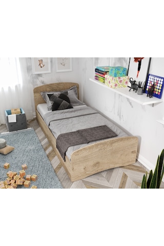 Soft Tek Kişilik Mdf Karyola - 90 x 190 CM Yataklarla Uyumlu