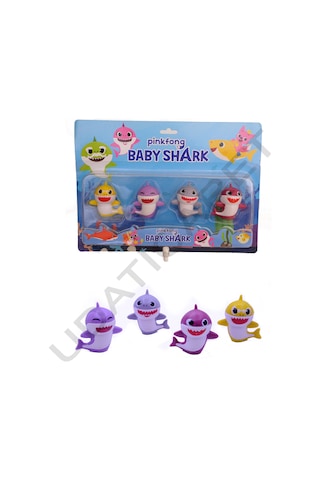 Baby Shark Köpek Balığı Oyuncak Seti 4 Lü