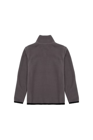 U.S. Polo Assn. Erkek Çocuk Gri Yarım Fermuarlı Sweatshirt 50313841-VR024
