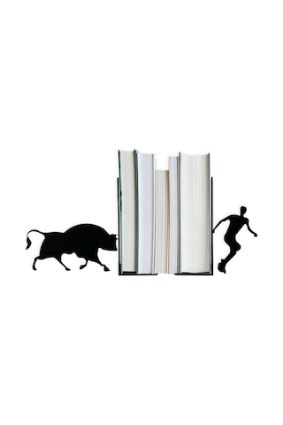 Hobi Demir Sanat Love Yazılı Dekoratif Metal Kitap Tutucu