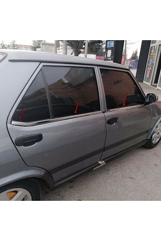 Tofaş Doğan Şahin Krom Cam Çıtası 6 Parça Paslanmaz Krom Çelik Sa