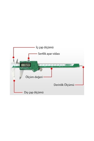 İnsize 1103-150 Dijital Kumpas 0-150mm