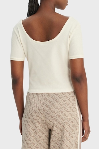 Guess Circe Aktif Modal Karışımlı Kadın T-shirt V6gp04k2969 Krem