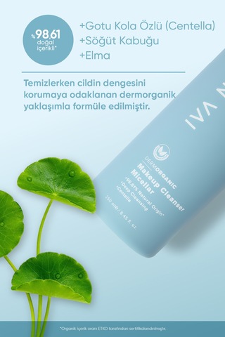 Iva Natura Cilt Tonu Eşitleyici Arındırıcı Makyaj Temizleme Suyu 250 ML