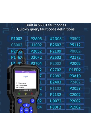 Obd2 Araba Motoru Arıza Tespit Teşhis Cihazı