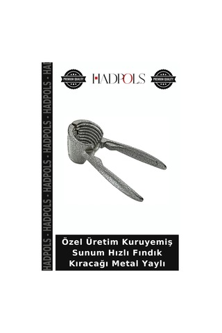 Özel Üretim Kuruyemiş Sunum Hızlı Fındık Kıracağı Metal Yaylı