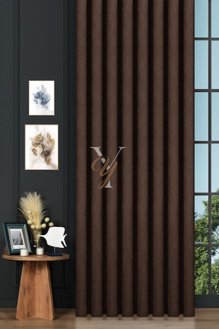 Petek Fon Perde V-1016 Koyu Kestane Çok Renkli