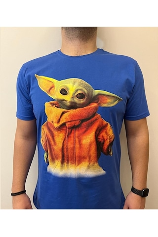Noıssey Mavi Etiket T-shirt Star Wars Baby Yoda 000011-tsy