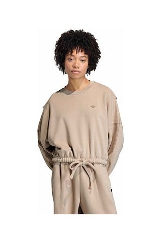 Adidas P Ess Os Crw Kadın Günlük Sweatshirts Kc8866 Haki Haki