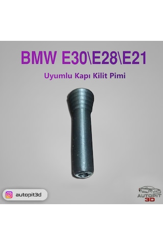 Autopit 3d Bmw E30\e28\e21 Uyumlu Kapı Kilit Pimi Kapı Kilit Pimi