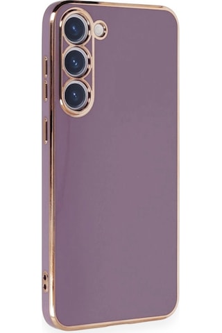 Samsung Uyumlu Galaxy S23 Kılıf Volet Luxury Seri Kamera Korumalı Silikon Kapak