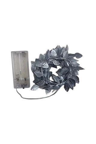 3 Metre Yaldızlı Gümüş Led Işık Çok Renkli