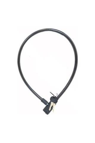 Sarissa 12x80 Anahtarlı Halat Kilit Kalın Yüksek Güçlü 80cm Bisiklet Kilidi Çok Renkli