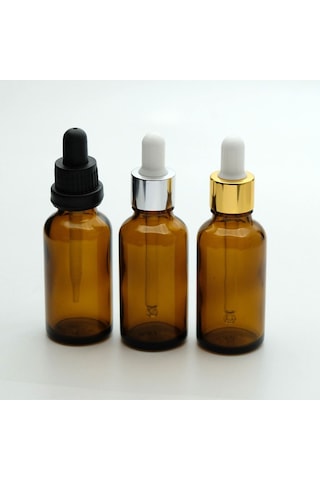 Damlalıklı 30 Ml 5 Adet Amber Şişe