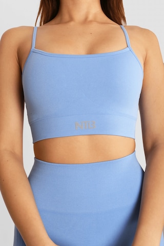 Nature The Brand Ntb Sırt Dekolteli Seamless Sporcu Sütyeni, Bra,fitness, Yoga, Pilates, Antrenman, Spor Bra Bebe Mavisi