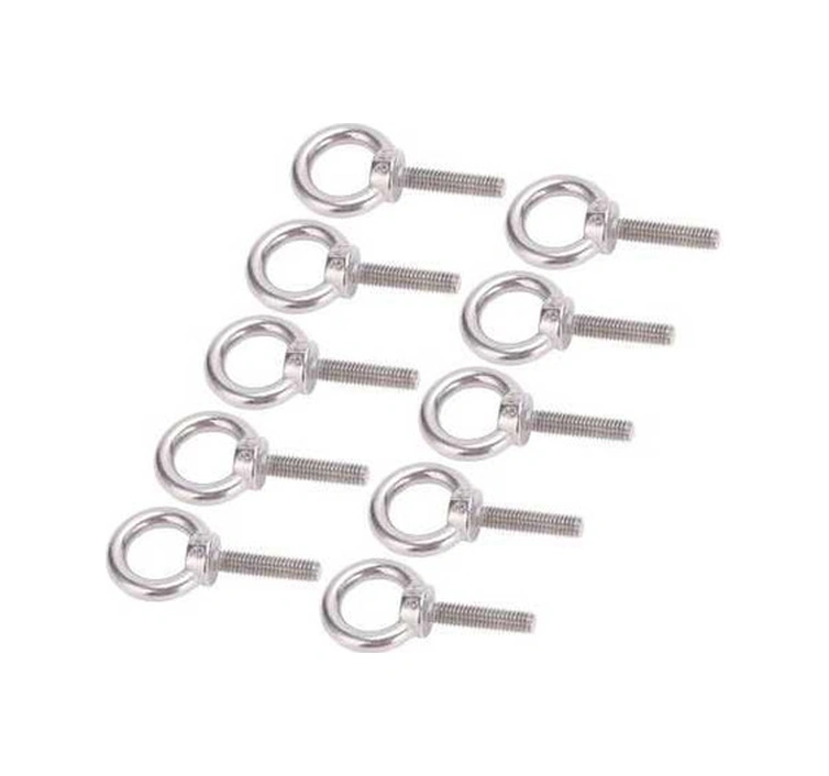 Tongxida 10 Adet M6x25 304 Çelik Kaldırma Cıvata - Lifli Vida, Torklu İvme Dayanıklı