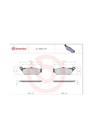 Brembo Bmw R1200gs/r1250gs Sınter Arka Fren Balatası 209/2
