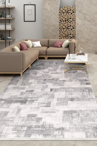 Youdayhomecollection Octa Model Halı 80x300 Çok Renkli 100 X 100 1bej