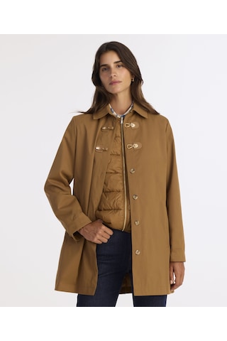 Yargıcı Regular Gömlek Yaka Uzun Kol Pardösü 25kkpr5007x 003 Kahverengi