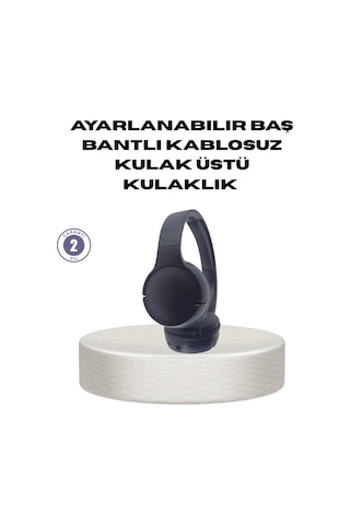 Ceylan Adam Bluetooth 5.0 Siyah Kablosuz Kulaklık 18 Saat Batarya Katlanabilir Tasarım