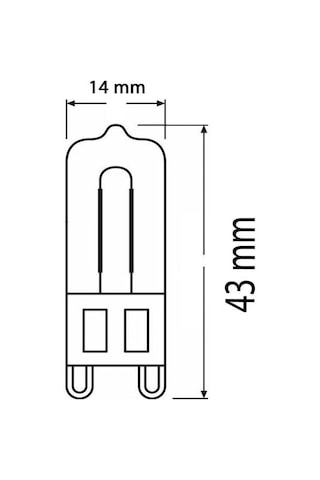 Osram 66740 40W Halopin Fırın Ampul G9 Duy 2700K