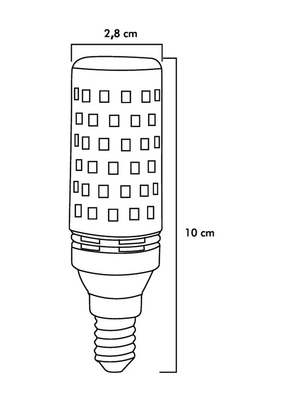 Mısır Şeffaf 10w Üç Renkli E14 Led 3'lü Ampul Erd-306