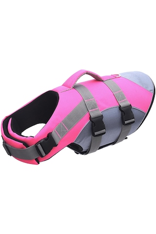 Suntek Köpek Yüzme Can Yeleği Yüzdürme Koruyucu M-pembe