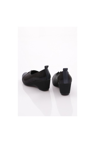 Dgn 2331 Kadin Lastik Detayli Dolgu Taban Comfort Ayakkabi 2331-2-R1078 Lacivert