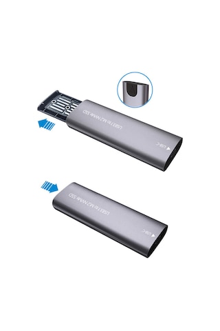 Maxgo 3145 Usb 3.1 Type C To Pci-e Express Nvme Ssd M.2 M-key Hard Disk Kutusu