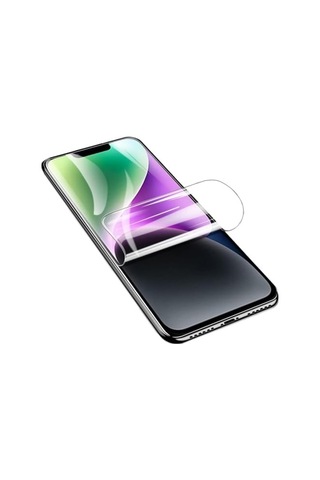 İphone 15 Pro İçin Ekranı Tam Kaplayan Nano Esnek Cam Uzun Ömürlü Parlak Ekran Koruyucu Nano Esnek Temperli Cam