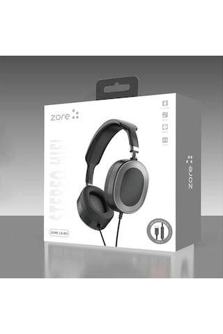 Senon Zore Ls-861 Tak Çalıştır Type-c Kulak Üstü Kulaklık Siyah 50 x 22