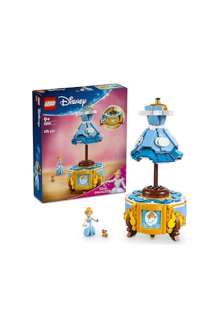 Sindirella&apos Nın Elbisesi 43266-9 Yaş Ve Üzeri Prenses Seven Kız Ve Erkek Çocuklar İçin Sergileme Standı Ve Sindirella Mini Bebeği İçeren Yaratıcı Oyuncak Yapım Seti 474 Parça