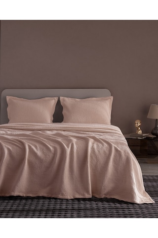 Madame Coco Labenne Çift Kişilik Yatak Örtüsü - Pudra 8684427228661 Pudra