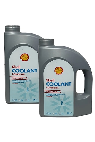 Shell Coolant Longlife -37c Kırmızı Hazır Antifriz 2 X 3 Litre