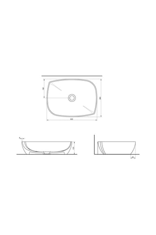 Seramiksan Dies Mat Metalik Kahve Tezgah Üstü Lavabo A002157