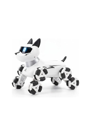 Uzaktan Kumandalı Akıllı Robot Köpek/kedi - 2.4g Sesli Ve Işıklı Hareketli Robot Sh59964