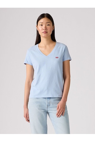 Levi's The Perfect V-yaka Tişört Mavi