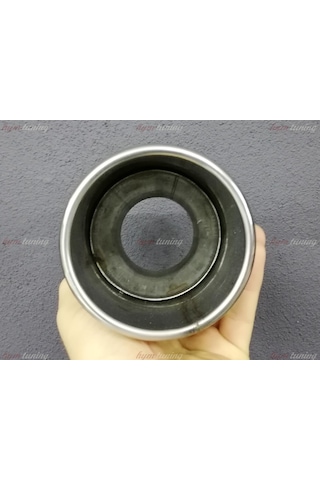 Tek Çıkışlı 100mm Egzoz Ucu Yuvarlak Düz