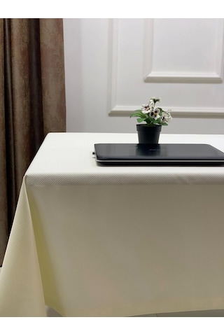 Nivemeshome Krem 140x220 Masa Örtüsü Krem