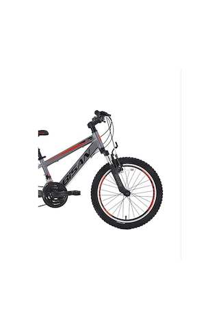 Bisan Cooper Çocuk Bisikleti 30 Cm Md 24 Jant 21 Vites Füme Kırmızı Füme - Kırmızı