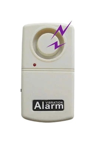 Mini Hırsızlık Önleme Güvenlik Sistemi 120db Titreşim Alarmı Kapı Penceresi İçin Beyaz