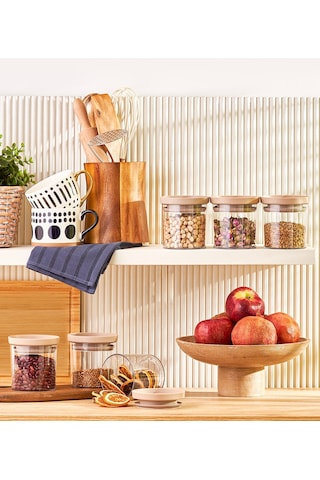 Emsan Arya 6'lı Küçük Saklama Kabı Bej