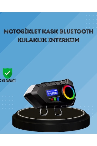 Zenvia 500mah Bataryalı Bluetooth 5.4 İnterkom Led Ekranlı Fm Destekli Znv2026 10"